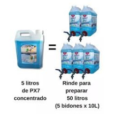 PX7 BIDÓN 5 LITROS AZUL