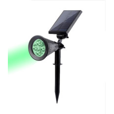 FOCO SOLAR DE JARDIN 2W GREEN