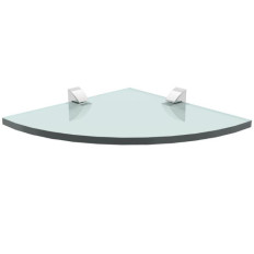 REPISA VIDRIO RADIO 30X30CM SOP BLANCO