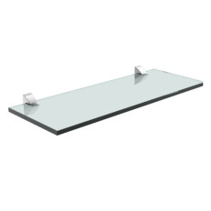 REPISA VIDRIO RECTA 10X40CM SOP CROMADO