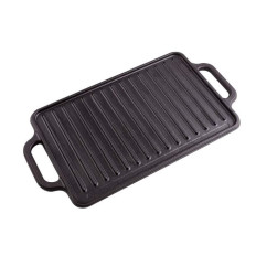 PLANCHA HIERRO CURADO RECTANGULAR REVERS C/ASAS 21X33 CM VICTORIA