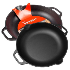 SARTEN HIERRO ESMALTADO C/ASAS 33CM VICTORIA