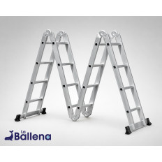 ESCALERA MULTIFUNCION ALUMINIO 5.70 METROS GOLDEX