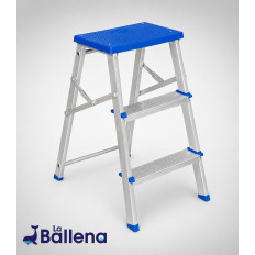 BANQUETA ALUMINIO 3 ESCALONES