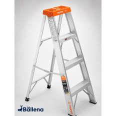 ESCALERA ALUMINIO 4 ESCALONES 175 KG TRUPER