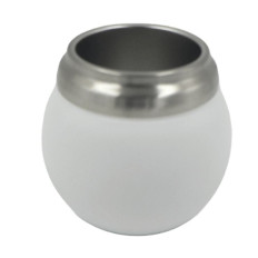 MATE DE ACERO PERITA BLANCO