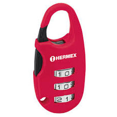 CANDADO TRUPER/HERMEX COMB. P/VALIJA 25MM