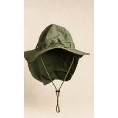 GORRO CON CUBRE NUCA Y VENTILACION AZUL