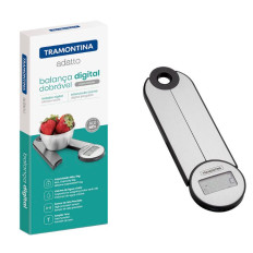 BALANZA DIGITAL PLEGABLE COCINA 5 KG TRAMONTINA