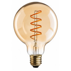 LAMPARA GLOBO G95 FILAMENTO LED E27 4W AMBA