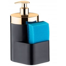 DISPENSADOR DE JABON CON PORTA ESPONJA