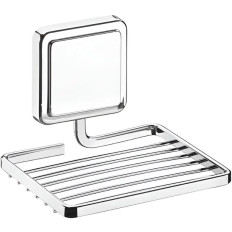 JABONERA  ADHESIVA CROMADA