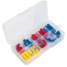 KIT CONECTORES CRIMP TERMINALES 55 PZS C/EST "VOLTECK"