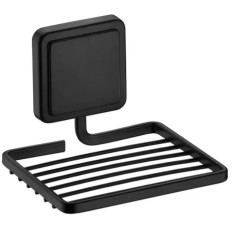 JABONERA ADHESIVA NEGRO MATE