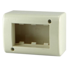 LINEA AVE CAJA EXTERIOR 3 MODULOS MARFIL