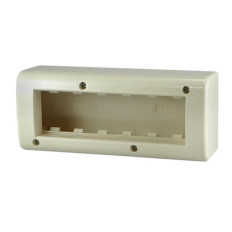LINEA AVE CAJA EXTERIOR 6 MODULOS MARFIL
