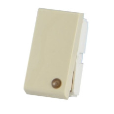 LINEA REGGIO MODULO UNIPOLAR C/LED MARFIL
