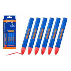 SET X 6 CRAYON DE MADERA MARCA CONCRETO 120X12 WADFOW