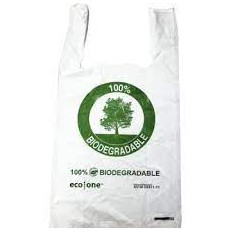 BOLSA CAMISETA BIODEGRADABLE 40x50
