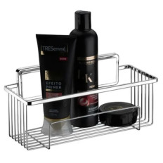 ORGANIZADOR DE BAÑO ADHESIVO CROMADO