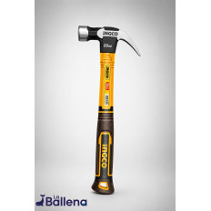 MARTILLO UÑA 220 GR C/MANGO DE FIBRA INGCO