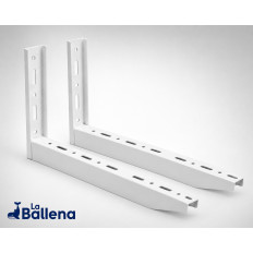 SOPORTE P/AIRE ACOND. BLANCO SPLIT 30X49CM "SC" X PAR