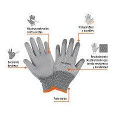 GUANTE ANTICORTE NV5 POLIU. CH TRUPER