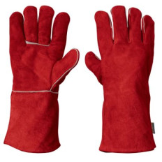 GUANTE SOLDADOR CUERO ROJO C/FORRO TRUPER