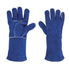 GUANTE SOLDADOR CUERO AZUL C/FORRO TRUPER