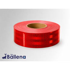 CINTA REFLECTIVA ROJA 50MMX5M