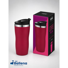 VASO TERMICO ACERO INOX 450ML MOR BORDEAU