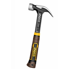 MARTILLO UÑA 450 GR C/PUNTA IMANTADA Y MANGO ANTICHOQUE  INGCO