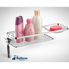 ORGANIZADOR ADHESIVO DE PARED CROMADO