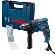 TALADRO PERCUTOR 750W 1/2" GSB 13RE BOSCH + 5 BROCAS