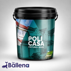 PINTURA INTERIOR EXTERIOR POLICASA OBRA 18L