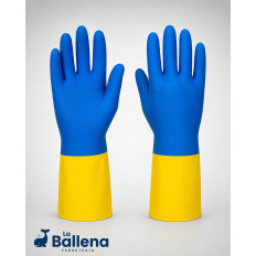 GUANTE GOMA BICOLOR TRUPER  "CH"