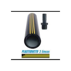 CAÑO PLASTIDUCTO 1 1/4" L.AMARILLA