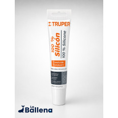 SILICONA ACIDA TRANSPARENTE 85 GR TRUPER