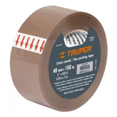 CINTA DE EMPACAR MARRON 48 MM X 150 METROS TRUPER