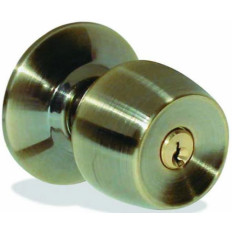 CERRADURA DE POMO COPA BRONCEADO C/LLAVE BEST VALUE