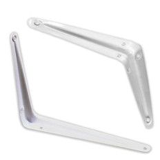 ESCUADRA P/ESTANTE FRANCES 30CM BLANCA