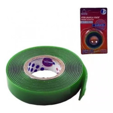 CINTA DOBLE FAZ 12 MM X 1.5 M EUROCEL