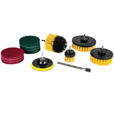 JUEGO CEPILLOS Y FIBRAS 12 PZS PRETUL