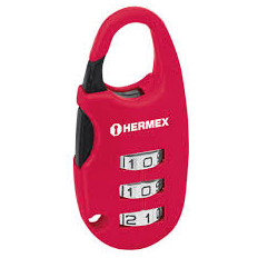 CANDADO TRUPER/HERMEX COMB. P/VALIJA 25MM