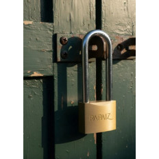 CANDADO 30/70 MM BRONCE ARO LARGO PAPAIZ