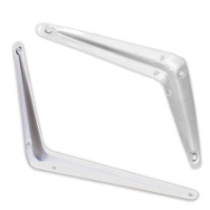 ESCUADRA P/ESTANTE FRANCES 30CM BLANCA