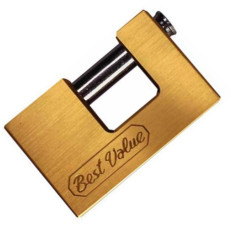 CANDADO 75 MM BRONCE  ANTI CIZALLA