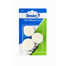 TOPES POLYF. AUTOAD. OVALADOS BLANCOS