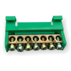 BORNERA + ZOCALO RIEL VERDE/TIERRA