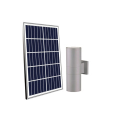 BIDIRECCIONAL SOLAR 3500K 2X3W GRIS